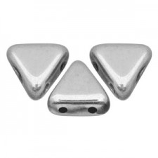 Les perles par Puca® Kheops beads Silver alluminium mat 00030/01700